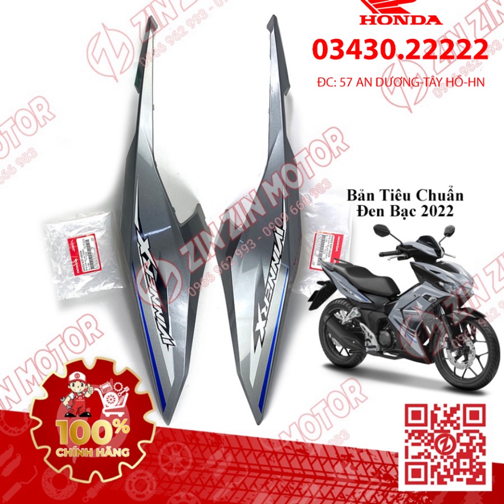 Ốp Hông Sườn, Bụng Sau Winner X V3 2022+ Trái Phải 64450-K2P-V70ZC, 64400-K2P-V70ZC, 64450-K2P-V70ZA, 64400-K2