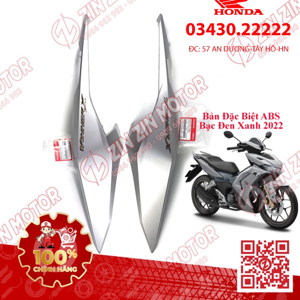 Ốp Hông Sườn, Bụng Sau Winner X V3 2022+ Trái Phải 64450-K2P-V70ZC, 64400-K2P-V70ZC, 64450-K2P-V70ZA, 64400-K2