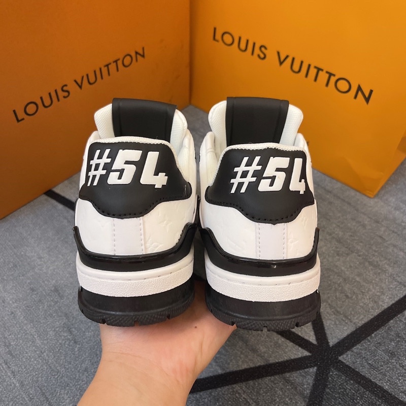 GIÀY LV #54BLACK WHITE LAI AU SC