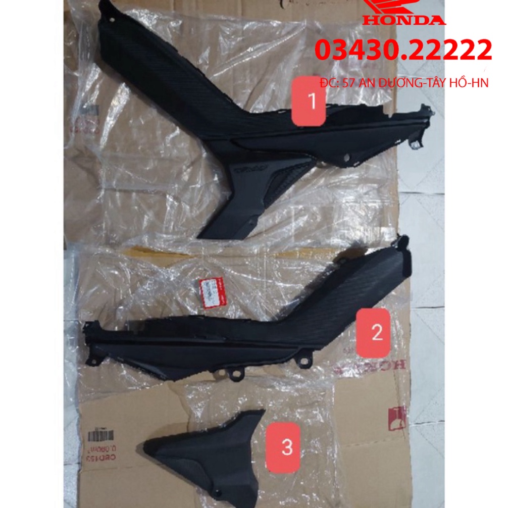 ( hà nội) Nhựa nhám ốp sườn trái, phải, cốp bình điện (đao, tấm bảo vệ giá để chân trái phải) winner V1