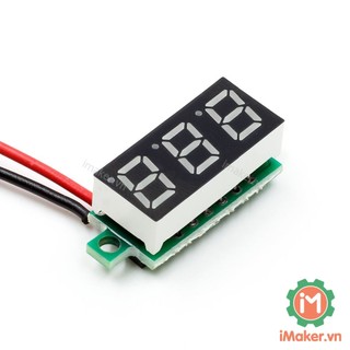 Đồng hồ đo áp dc 2 dây 3.2-30vdc mini