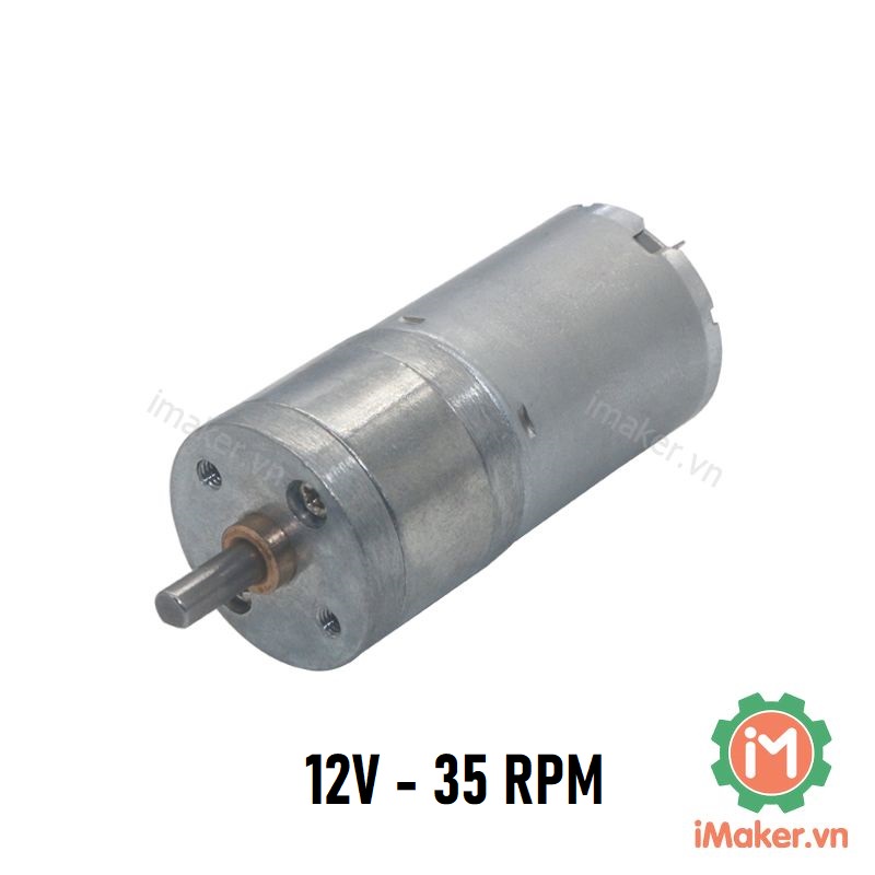 Động Cơ DC Giảm Tốc JGA25-370 12V-35 RPM