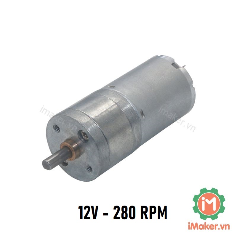 Động Cơ DC Giảm Tốc JGA25-370 12V-280 RPM