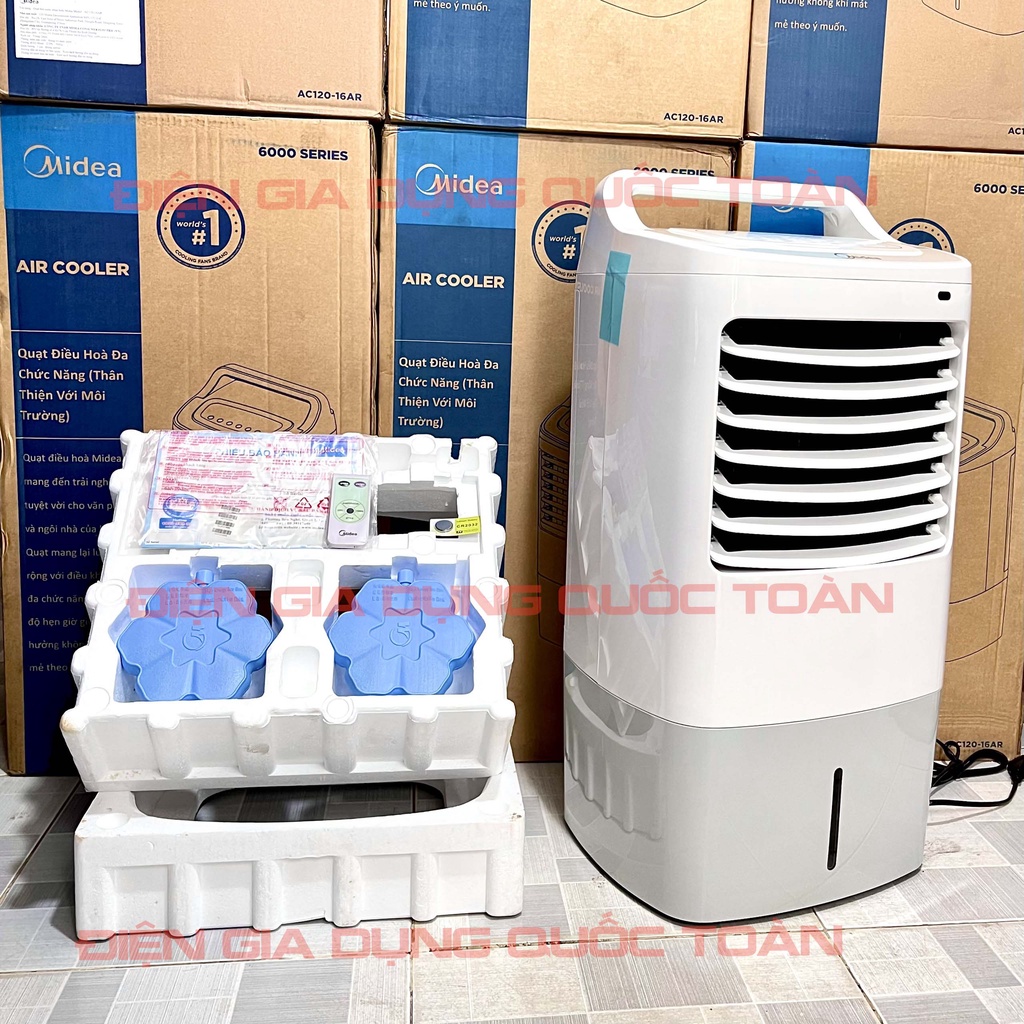 (Chỉ Ship HCM) Quạt điều hòa, quạt hơi nước Midea AC120-16AR chính hãng Mới 100%