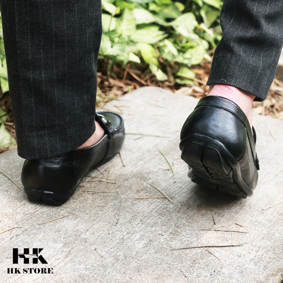 Giày lười nam da bò napan nhập khẩu - hàng cao cấp êm chân, mềm mại dễ sử dụng - bảo hành 12 tháng