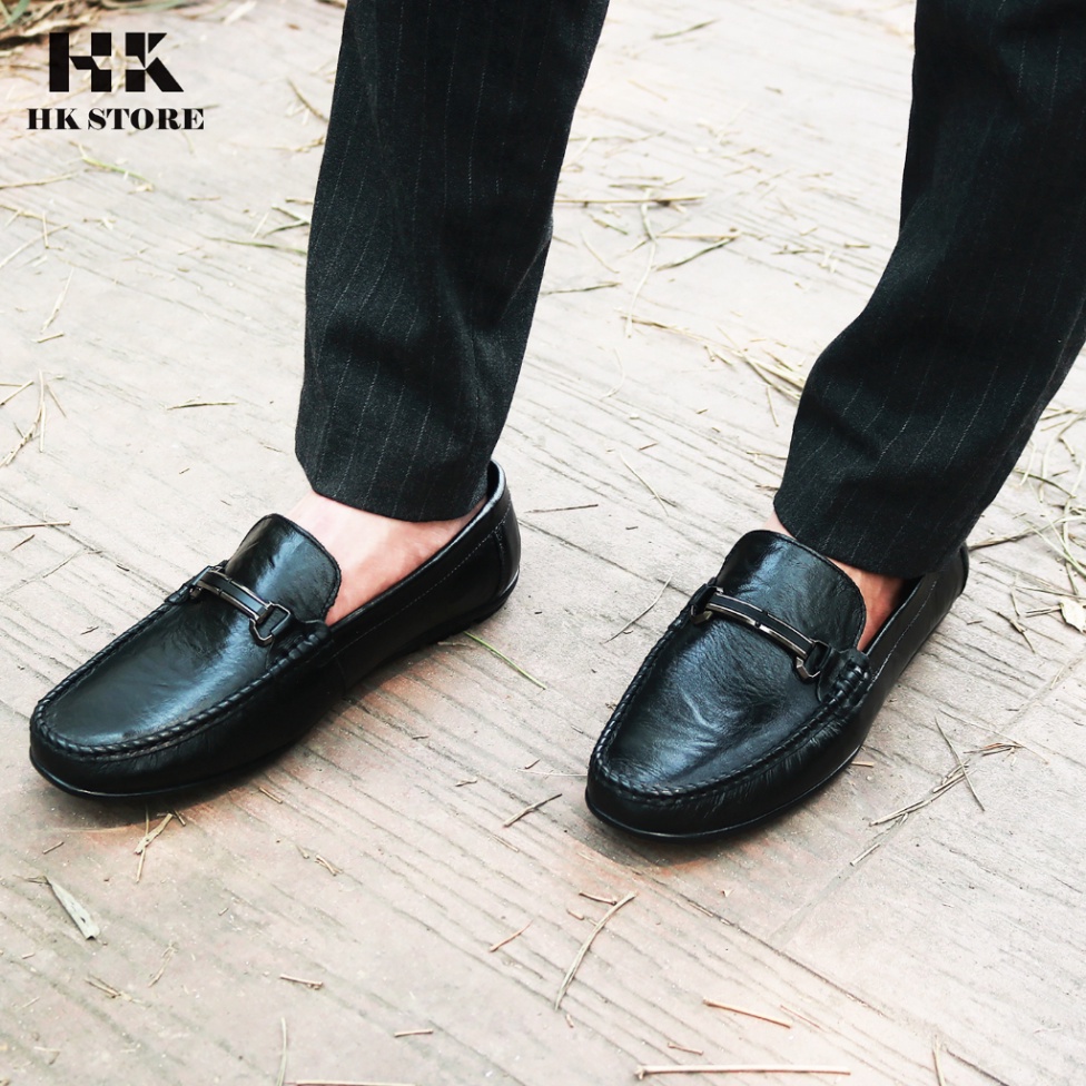 Giày lười nam da bò napan nhập khẩu - hàng cao cấp êm chân, mềm mại dễ sử dụng - bảo hành 12 tháng