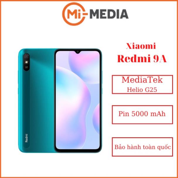 Điện thoại Xiaomi Redmi 9A chính hãng BH toàn quốc Máy Mới NGuyên Seal FullBox.