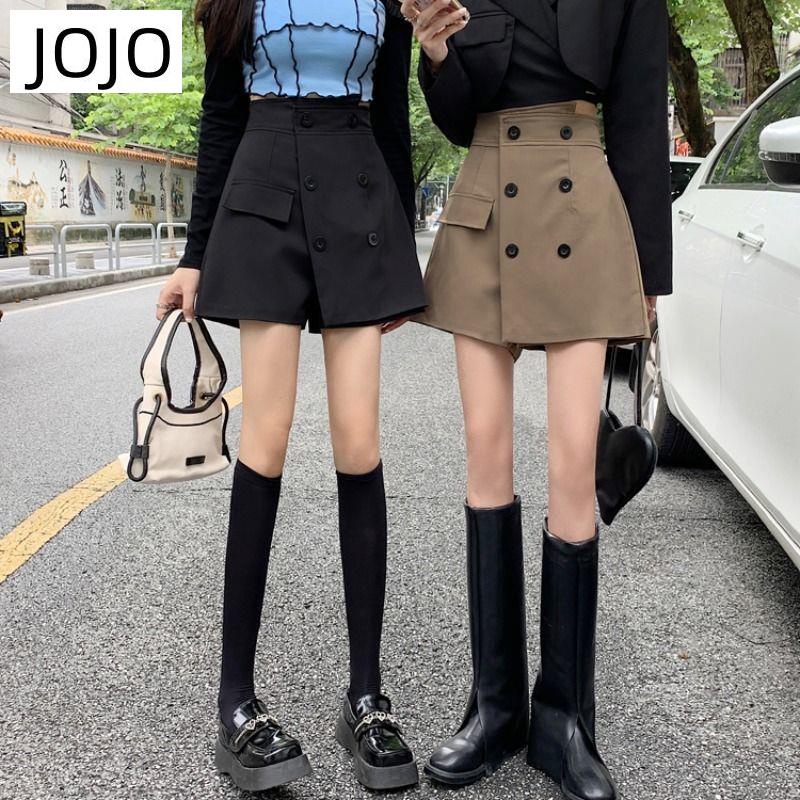 Quần Culottes Lưng Cao Lệch Tà Phong Cách Mới Dễ Phối Đồ Cho Nữ