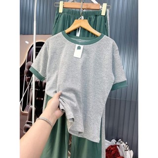 Set bộ thun quần dài sọc ( kèm hình thật )