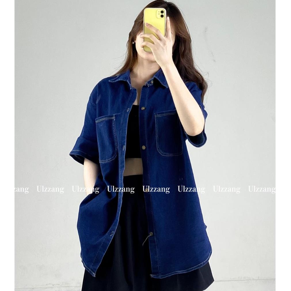 Áo sơ mi nữ dài tay form rộng kiểu hàn basic màu trang nhã dễ phối đồ SM1