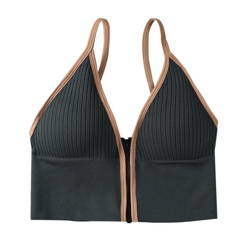 Áo Bra Thun Có Khóa Kéo Khoét Sâu Quyến Rũ Thiết Kế Độc Đáo PT Lady BRA 813 chic