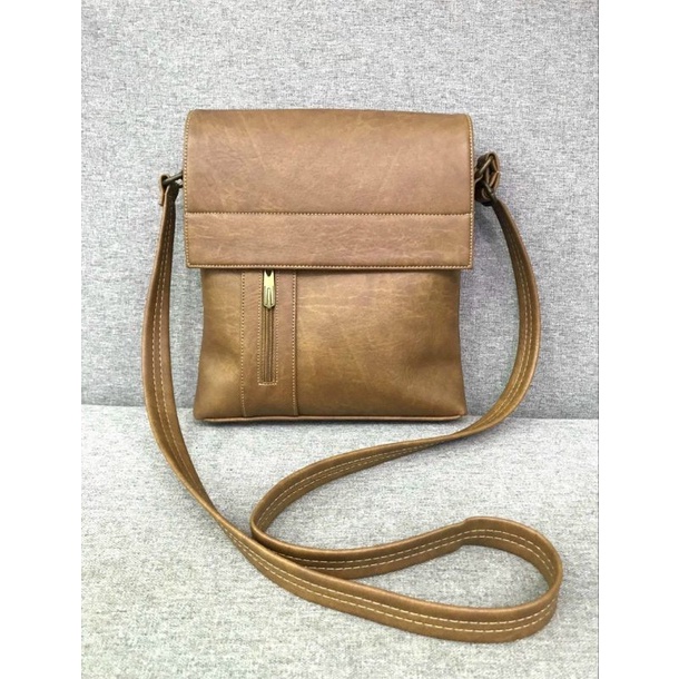 Túi đeo chéo vai nam da xịn chống thấm nước không bong tróc da TX21