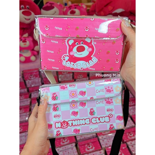 TÚI GẤU DÂU LOTSO CUSTOM