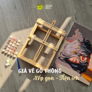 Giá vẽ gỗ xếp gọn