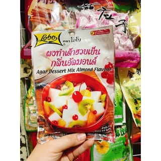 Bột rau câu hương hạnh nhân Lobo Thailand 130g