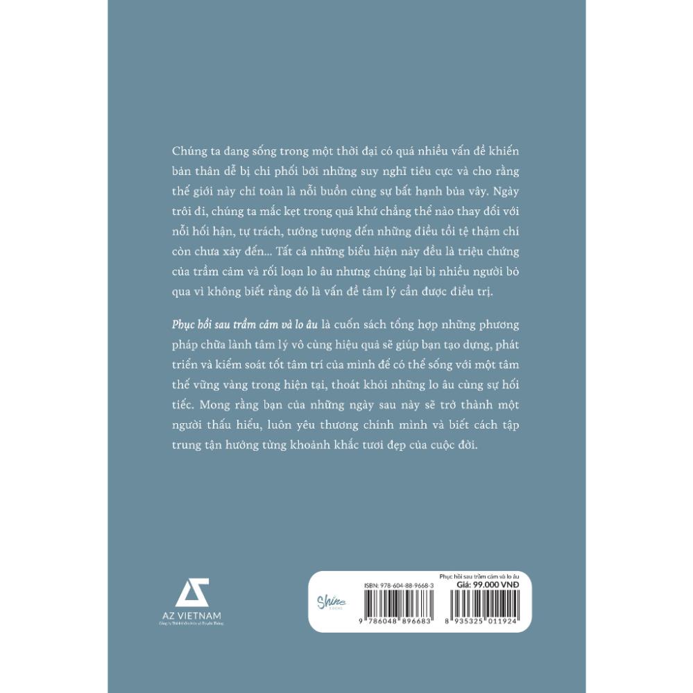 Sách - Phục Hồi Sau Trầm Cảm Và Lo Âu - Ahra Kim