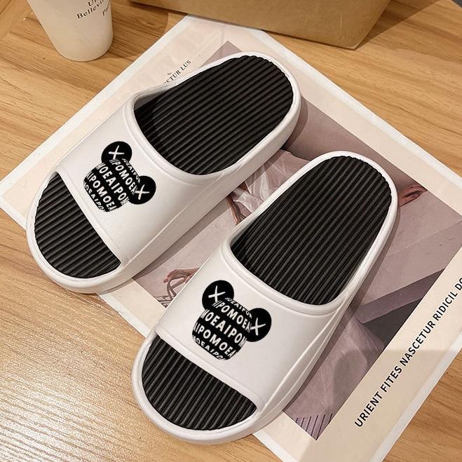 Dép bánh mì quai trơn độn đế siêu nhẹ thời thượng Dép ulzzang nam nữ - bibi sneakers