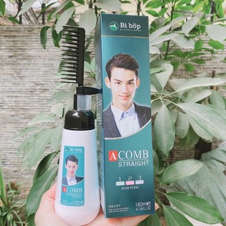 Kem Duỗi Thẳng Tóc Nam Kèm Lược Comb Straight Cream - KV.bb-Straight