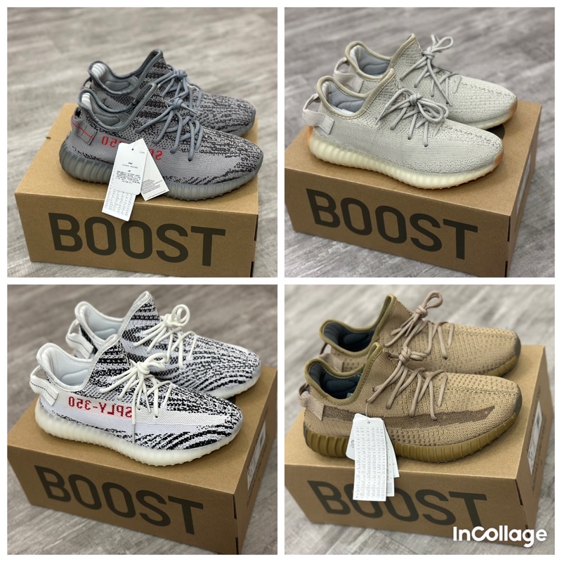 Giày YZ350 4 Màu Cơ Bản | Real Boost | SC Quality | Full Box