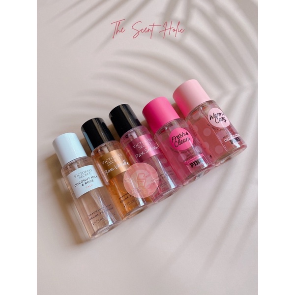 MINI MIST / LOTION - PINK / Victoria’s Secret Cool Bright Light Happy Fresh Clean Warm&Cozy