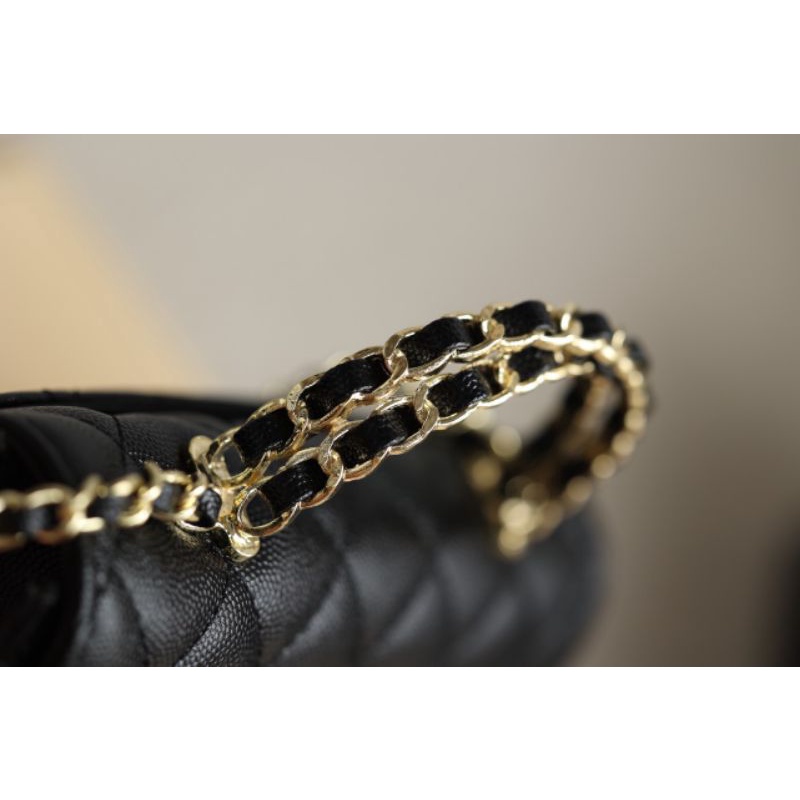 Túi xách nữ C.N Top da caviar sz20cm siêu đẹp form cực xinh xắn full 2box