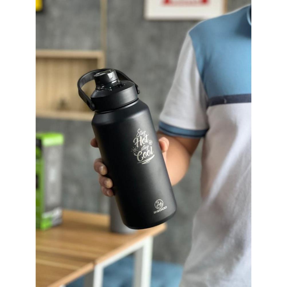 BÌNH GIỮ NHIỆT 2GOOD SPORT S5, BÌNH NƯỚC THỂ THAO DUNG TÍCH 1300ML TIỆN LỢI