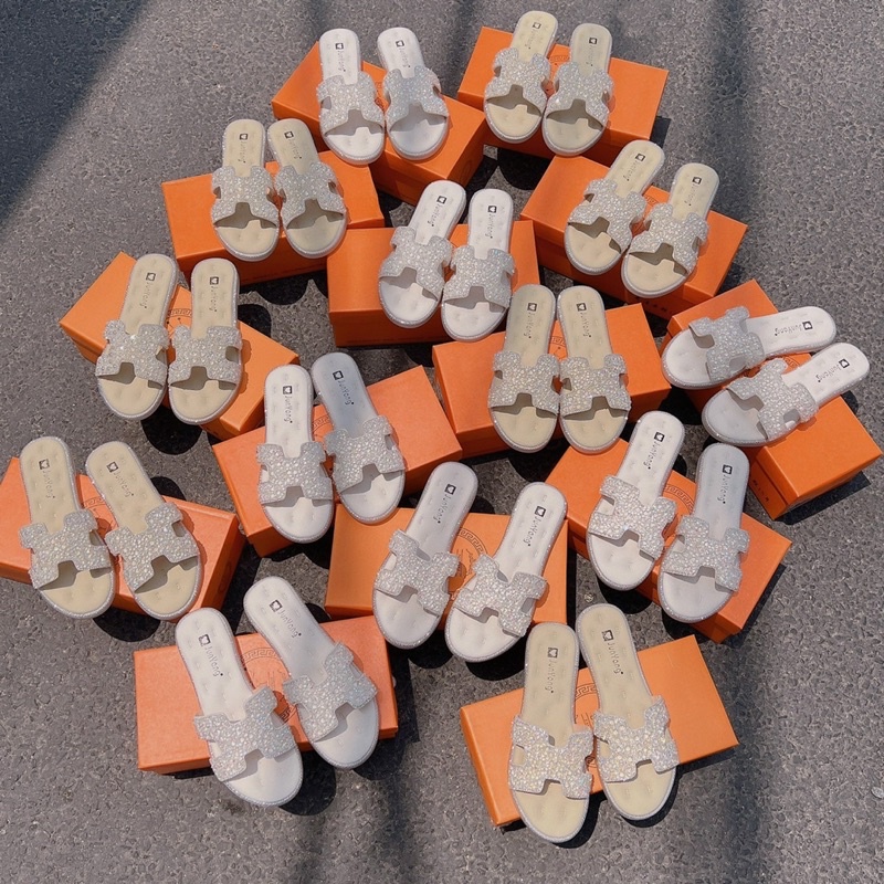 Dép chữ H full đá