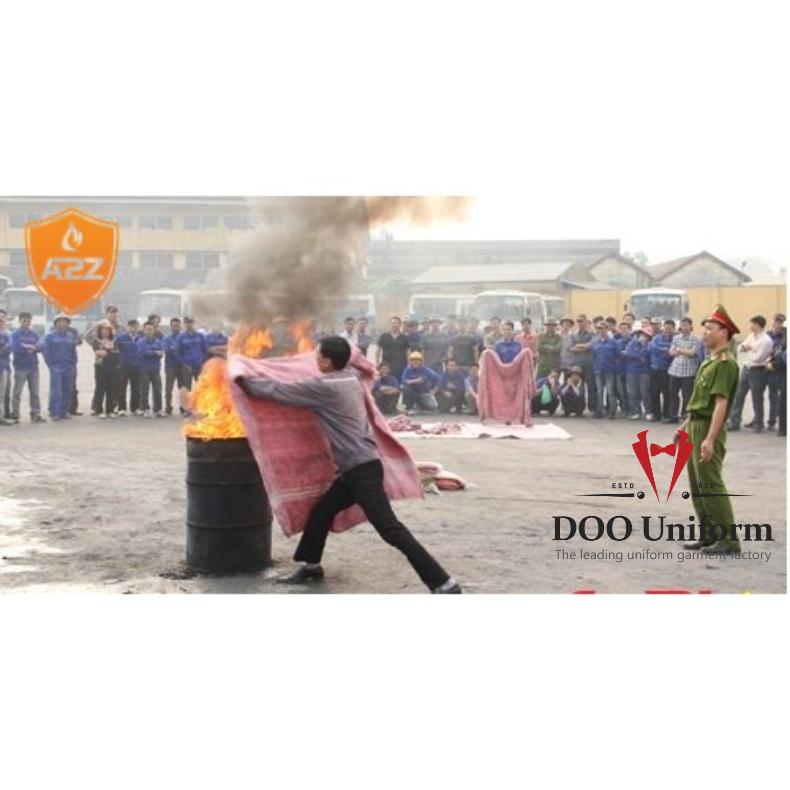 Chăn chiên chữa cháy, dập đám cháy nhỏ, size 1,5mx2m