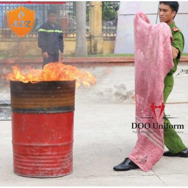 Chăn chiên chữa cháy, dập đám cháy nhỏ, size 1,5mx2m