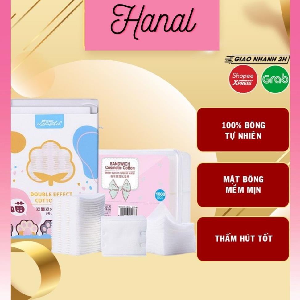 Bông tẩy trang Lameila chính hãng nhiều miếng siêu mềm mịn thấm hút cực tốt BTT