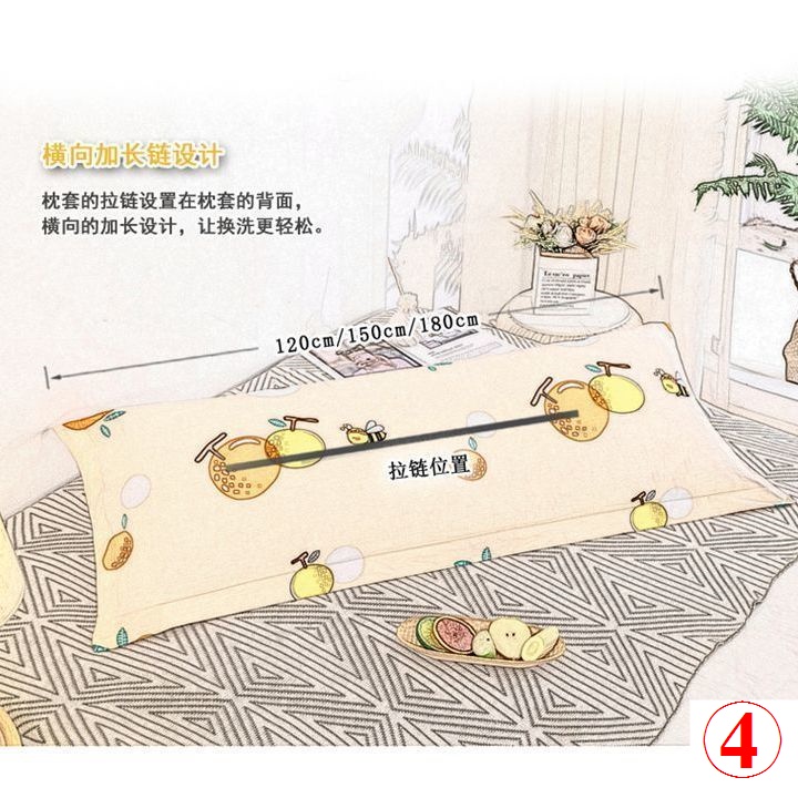 Ruột Gối Cotton 1m 1.5m 1.8M Họa Tiết Hoạt Hình Dễ Thương Cho Cặp Đôi