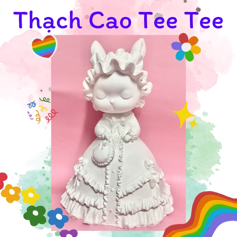 Tượng thạch cao tô màu size XXL Mèo Quý Tộc cao cấp ( kèm màu và cọ)