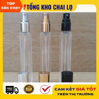 [10ml Cao dày] Lọ chiết nước hoa thủy tinh 10ml / lọ đựng dầu thơm [giá sỉ tận gốc]