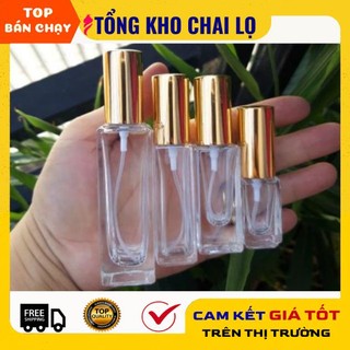 Chai lọ chiết nước hoa thủy tinh 5ml 10ml 20ml / lọ dầu thơm / chai lọ chiết nước hoa