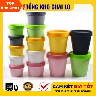 Hủ ly thái 50g 100g 200g đựng kem, bột, chiết mỹ phẩm