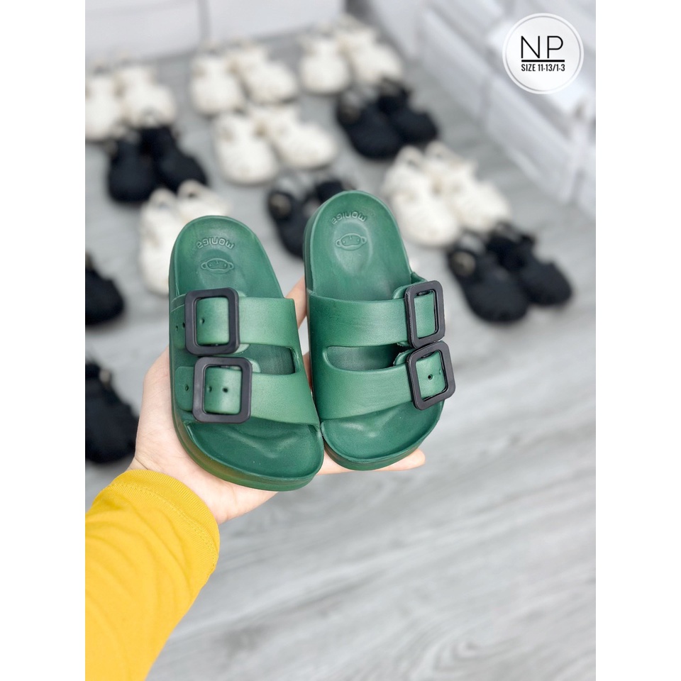 Lê Thái 2 quai khoá Bé trai. Bé gái size 24-31, Dép Thái Siêu Nhẹ Chống Trơn