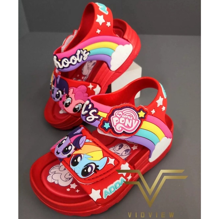 Hậu cao 3cm cho bé, Hậu Siêu yêu,Giày Sandal Bé Gái Thái Lan Ngựa Pony ADDA 32E12