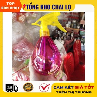 Chai nhựa vòi xịt kiếng 500ml/ chai nhựa 500ml vòi xịt kính