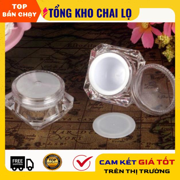 Hủ kim cương 10g - hu dung my pham - hu chiet my pham - hu dung kem - chai lo my pham