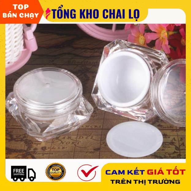 Hủ kim cương 10g - hu dung my pham - hu chiet my pham - hu dung kem - chai lo my pham