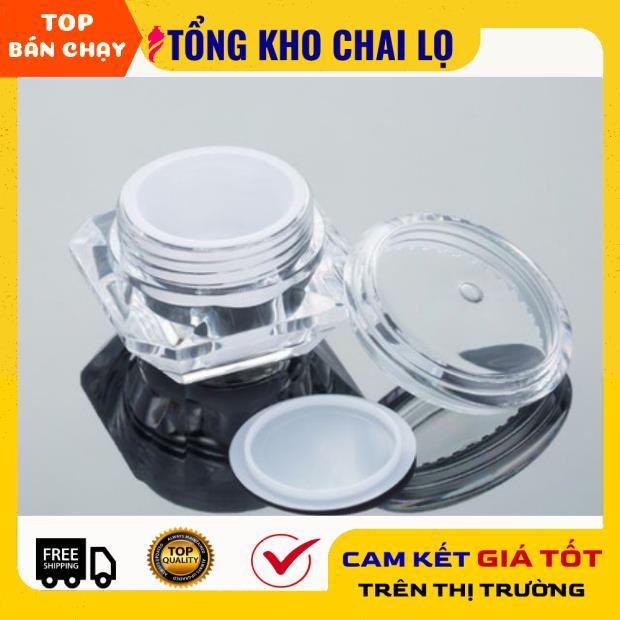 Hủ kim cương 10g - hu dung my pham - hu chiet my pham - hu dung kem - chai lo my pham