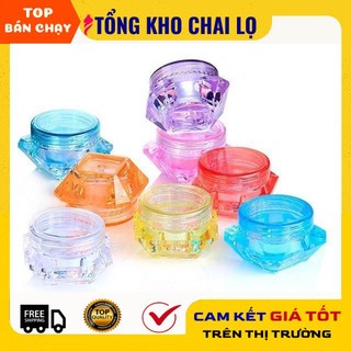 Hủ đựng mỹ phẩm 5g kim cương - hủ đựng kem - chai lọ hủ mỹ phẩm - hủ chiết mỹ phẩm