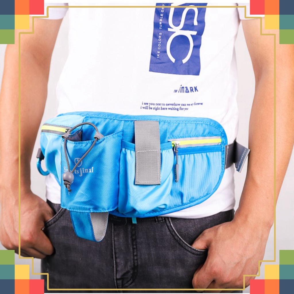 Túi đi bộ đựng bình nước xịn Jinxi túi xách tay bụng Jin01 túi xách tay hông mang nước túi xách dây lưng đi bộ vntkx