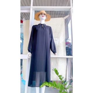 đầm voan dáng dài siêu đẹp
