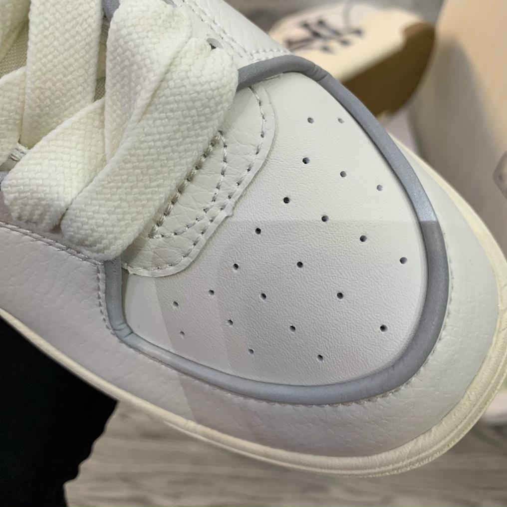 Giày thể thao MLB Chunky liner phản quang màu mới Hot , Giày sneaker nam nữ mlb trắng kem chữ đen đế nâu