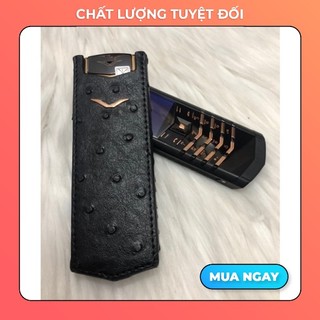 ⚡ Bao da Vertu Singature S đứng không nắp da cá sấu⚡