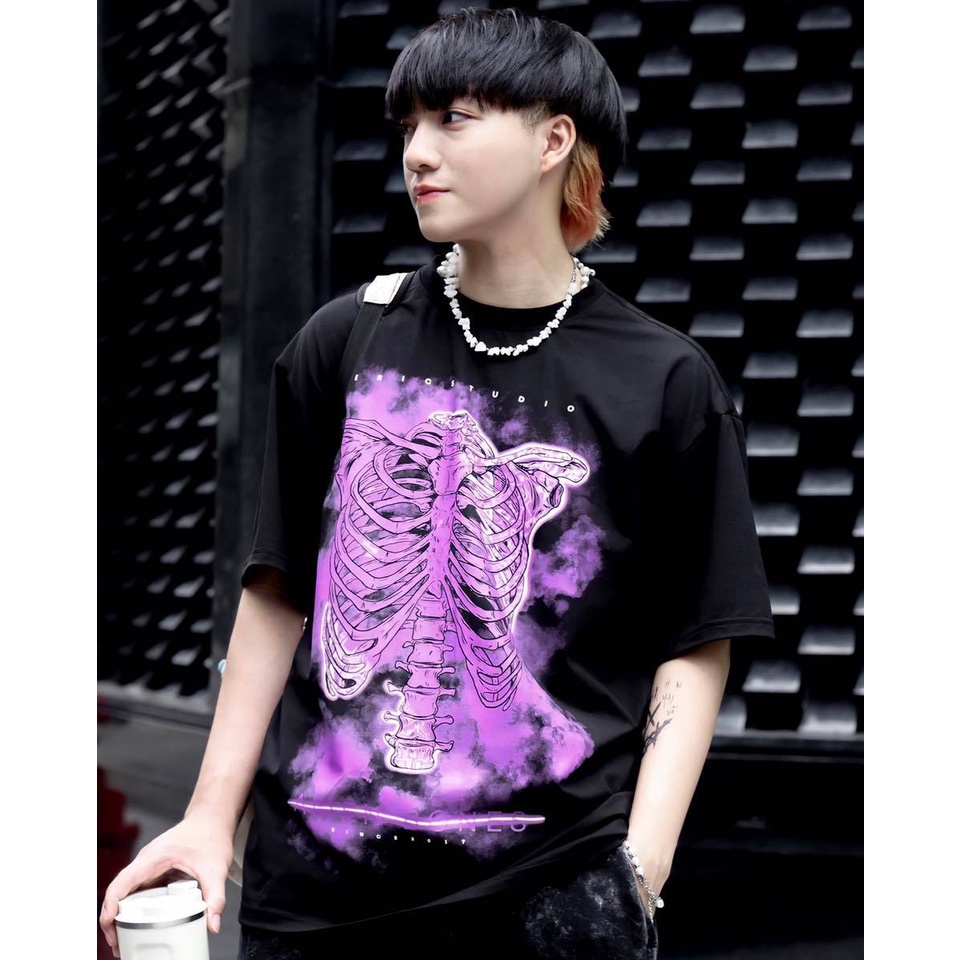 Áo Thun ERIC xương tím dáng rộng dành cho nam và nữ