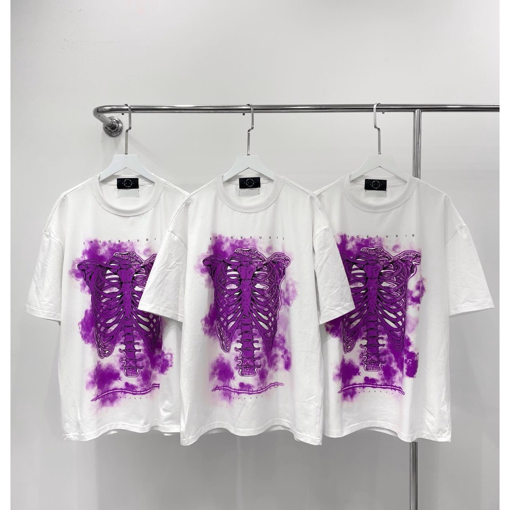 Áo Thun ERIC xương tím dáng rộng dành cho nam và nữ