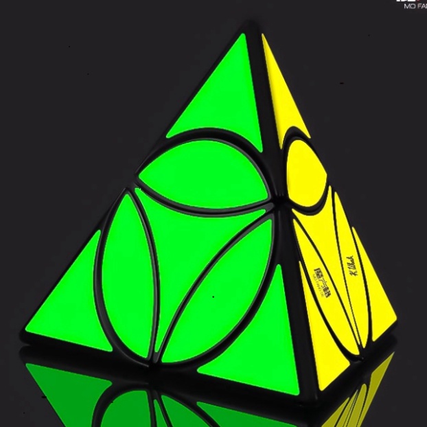 Rubik SIÊU Biến Thể Tam Giác Tròn Tam Giác Qiyi YJ Petal Pyraminx Yulong Rubik Biến Thể Tam Giác Pyr