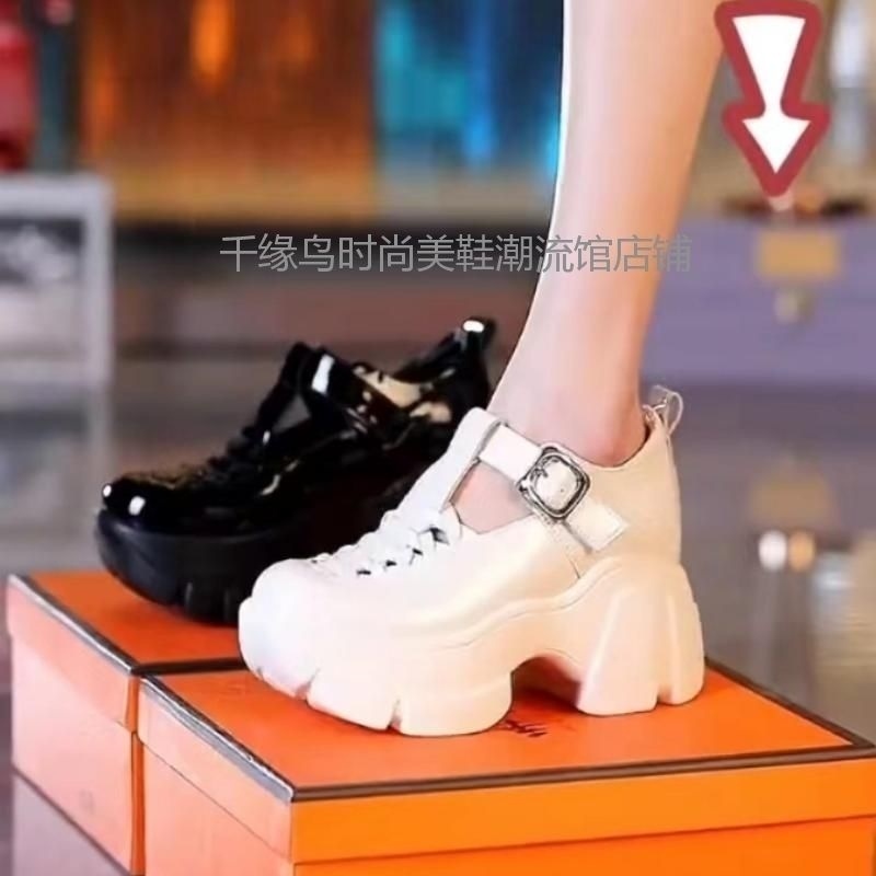 Giày Sandal Da Đế Dày Thời Trang Mùa Hè 2023 Dành Cho Nữ